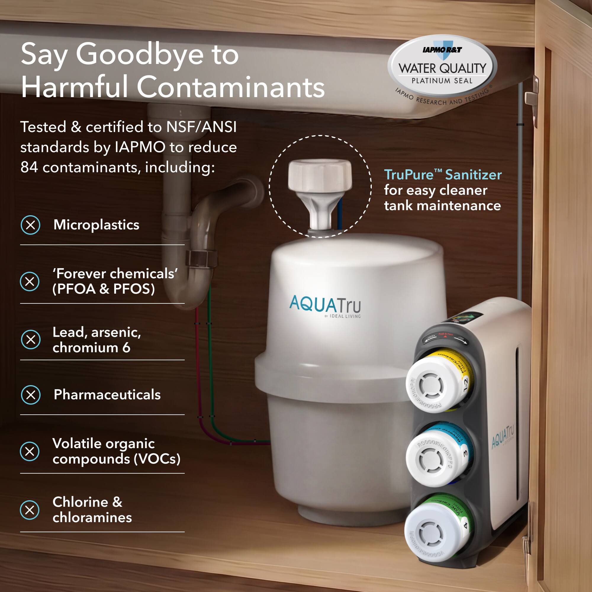 AquaTru Undersink Reverse Osmosis Water System | Undersink RO Water ...