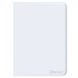 Ultra PRO - Vivid 12-Pocket Zippered PRO-Binder: White - Protect 480 Standard Size Cards In Side Loading Pockets,