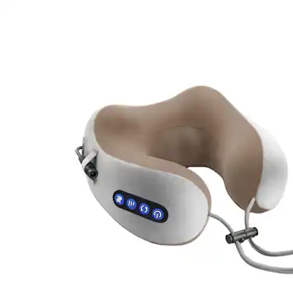 Front. Cluzine - U-Shaped Massage Pillow Cervical Massager Portable Multifunctional for Car Use.