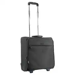 Urban Factory - Up to 16" DAILEE Foam-Reinforced 2-Wheel 48H Trolley with Laptop and Clothing Compartments, Water Repellent - Black