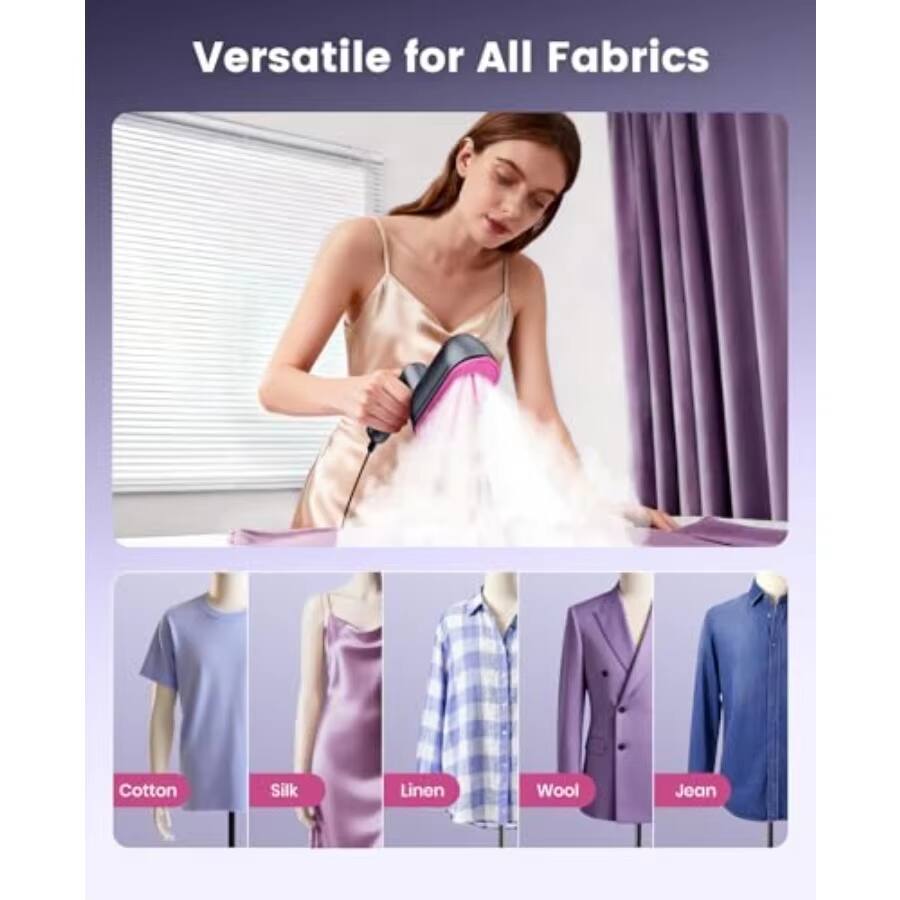 Versatile for All Fabrics

- Cotton
- Silk
- Linen
- Wool
- Jean