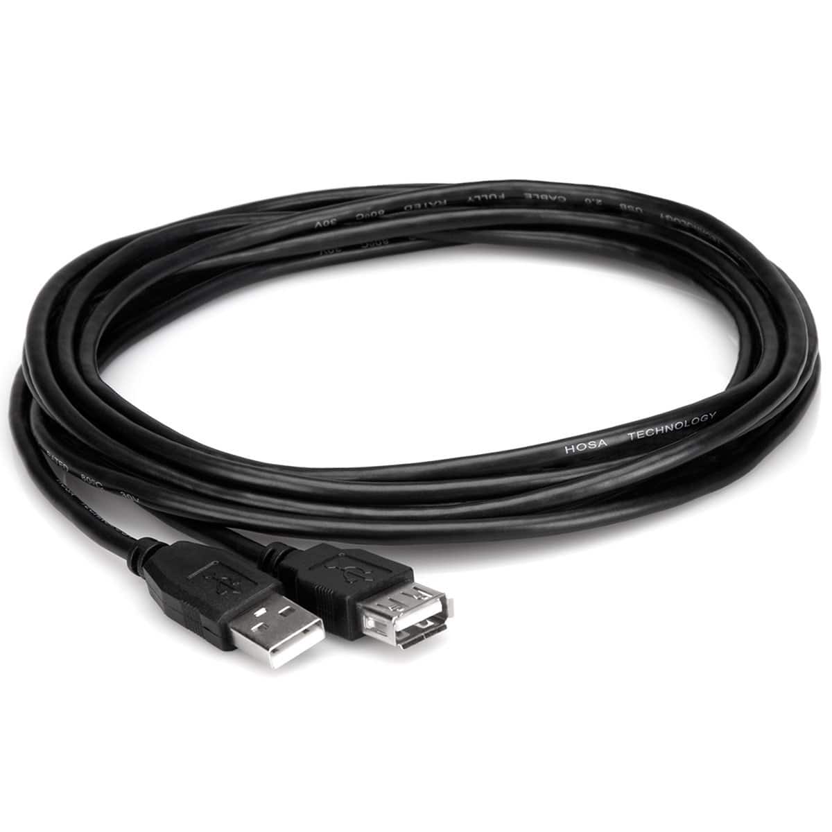 Hosa Technology - 10' USB 2.0 "A" Male to "A" Female Extension Cable