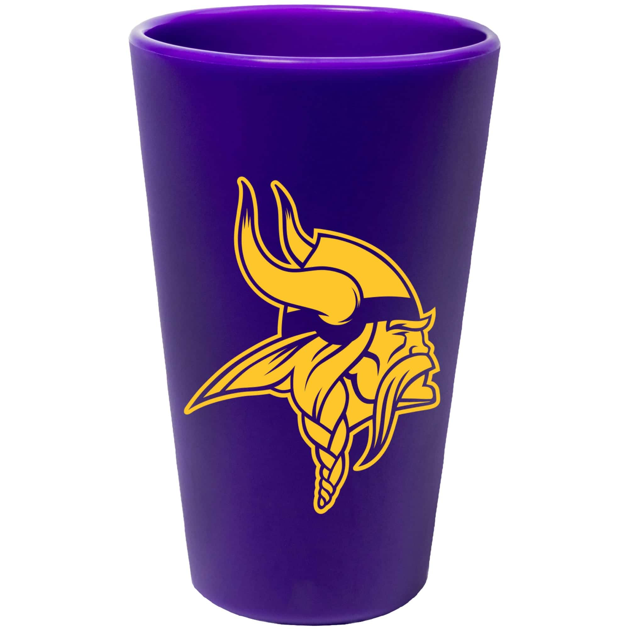 Photos - Glass WinCraft - Minnesota Vikings 16oz. Silicone Pint  - Multicolor 203406952