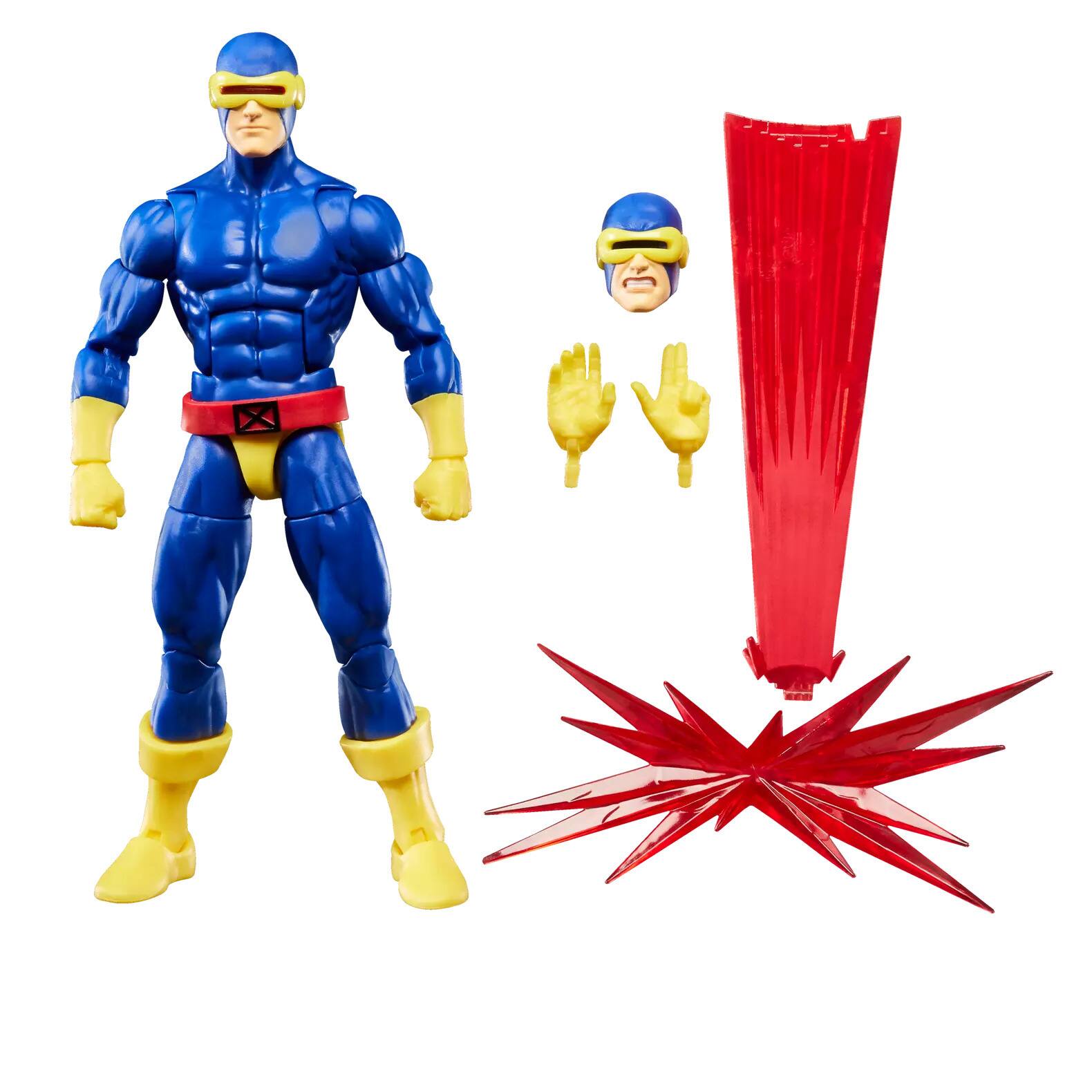 Left. Hasbro - Hasbro Collectibles - X-Men '97 - Marvel Legends - Cyclops & Jean Grey Action Figure 2-Pack   - COLLECTIBLES - Multicolor.