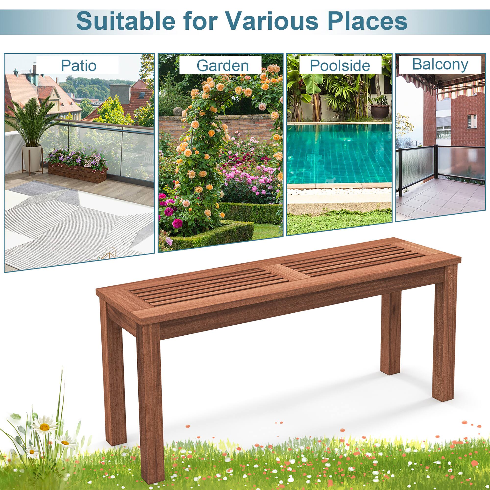 Suitable for Various Places
Patio
Garden
Poolside
Balcony