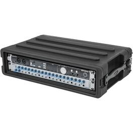 SKB - 2U Shallow Roto Rack Case Gear Protector, Stackable, Waterproof - Black