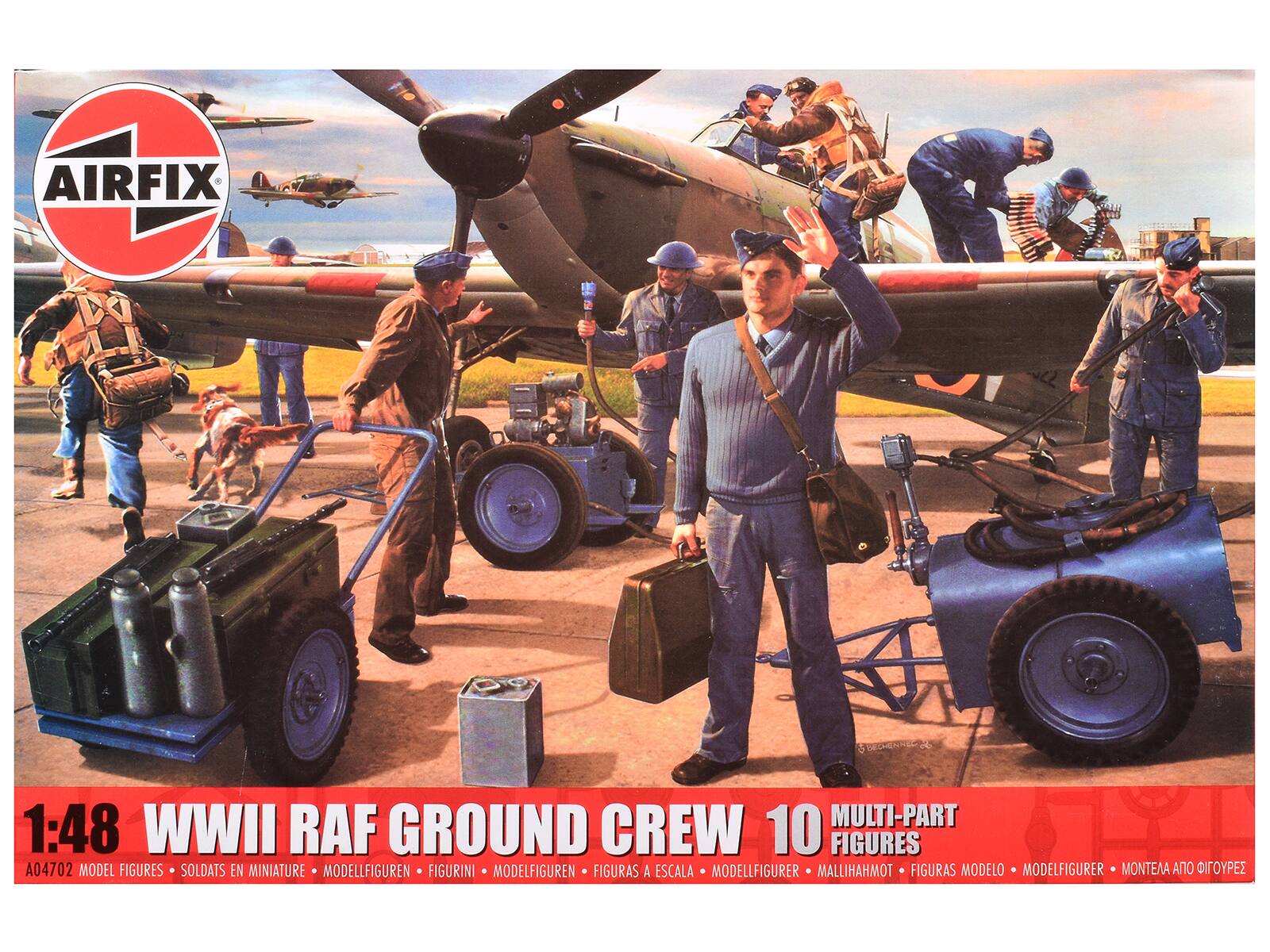 AIRFIX

1:48 WWII RAF GROUND CREW 10 MULTI-PART FIGURES

A04702 MODEL FIGURES • SOLDATS EN MINIATURE • MODELLFIGUREN • FIGURINI • FIGURAS A ESCALA • MODELLFIGURER • MALLIHAHMOT • FIGURAS MODELO • MODELFIGURER • MONTEAA AO ΠΙΟΥΠΕΖΗ