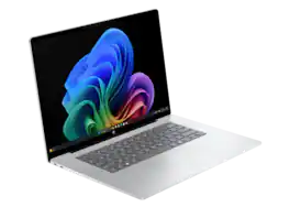 HP - OmniBook 5 Laptop Computer 16" 2K Snapdragon X 16 GB memory;512 GB SSD - Glacier silver aluminum
