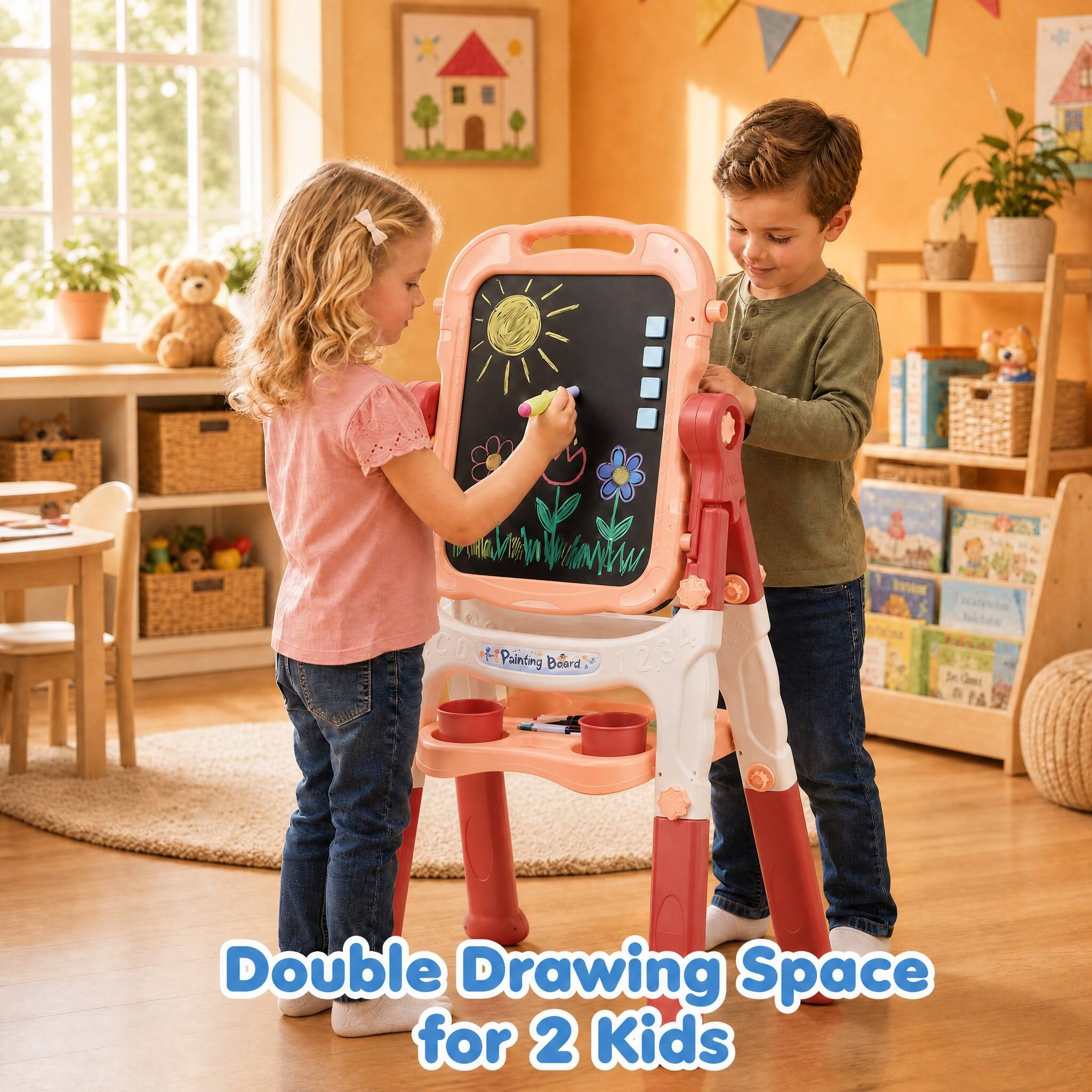 CO Painting Board 1234  
Double Drawing Space for 2 Kids