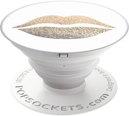 PopSockets - Phone Grip & Stand - Gold Lips