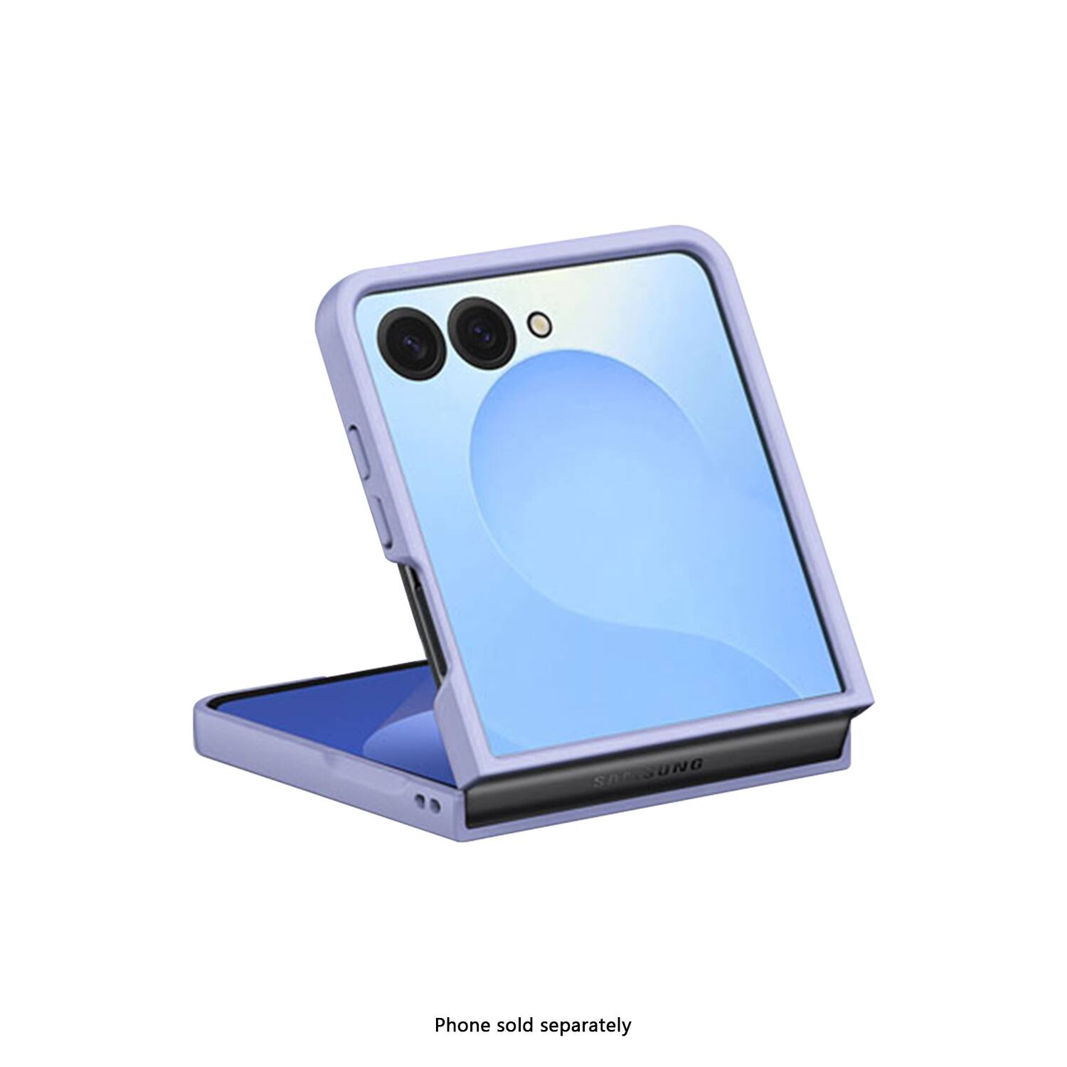 The corrected text is: "Phone sold separately."