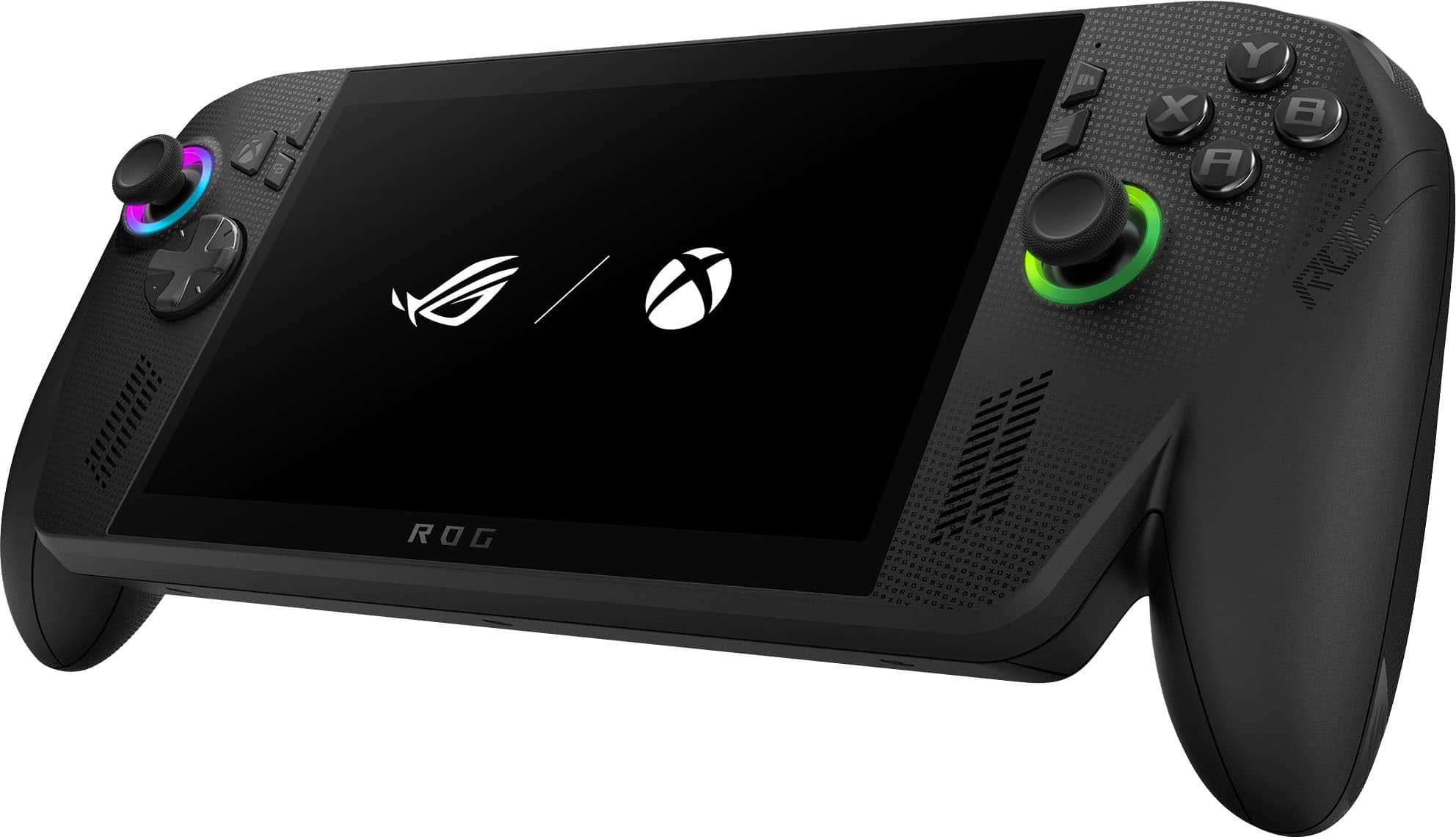Front. ASUS - ROG Xbox Ally X 7" FHD 120Hz Gaming Handheld, 3-Month Xbox Game Pass Premium, AMD Ryzen AI Z2 Extreme, 24GB RAM, 1TB SSD - Black.