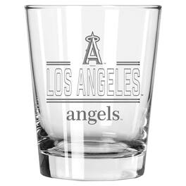 The Memory Company - Los Angeles Angels 15oz. Double Old Fashioned Glass - Multicolor