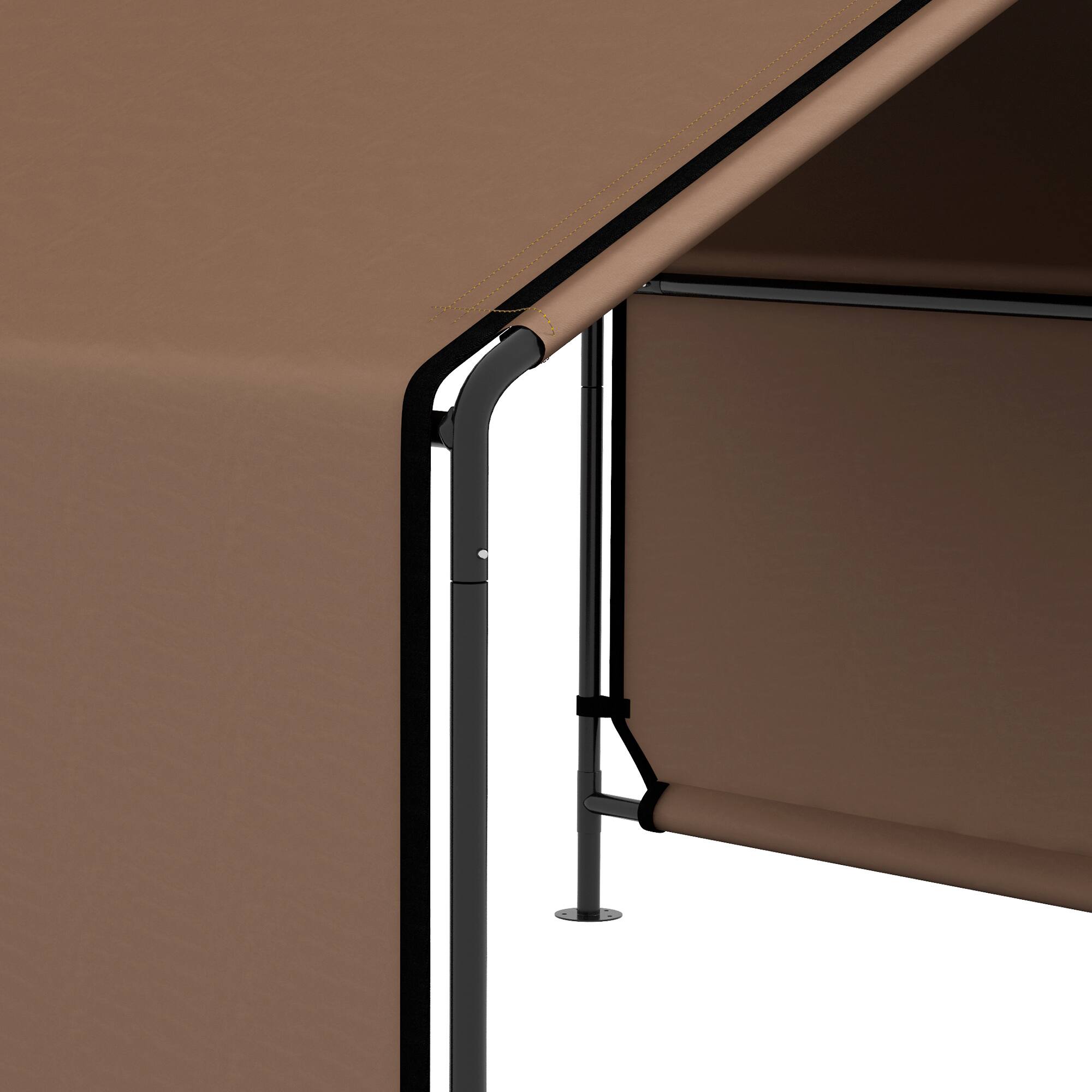 Alt View 5. Pawhut - Dog Shade Shelter, Portable Pet Tent, Water Resistant House, Shade Protection, Outdoor.