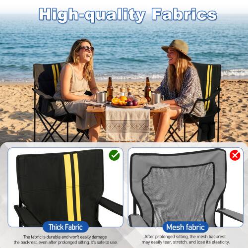 High-quality Fabrics

Thick Fabric
The fabric is durable and won't easily damage the backrest, even after prolonged sitting. It's safe to use.

Mesh Fabric
After prolonged sitting, the mesh backrest may easily tear, stretch, and lose its elasticity.