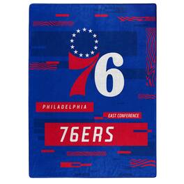 Northwest - Philadelphia 76ers 50" x 60" Digitize Raschel Throw Blanket - Blue