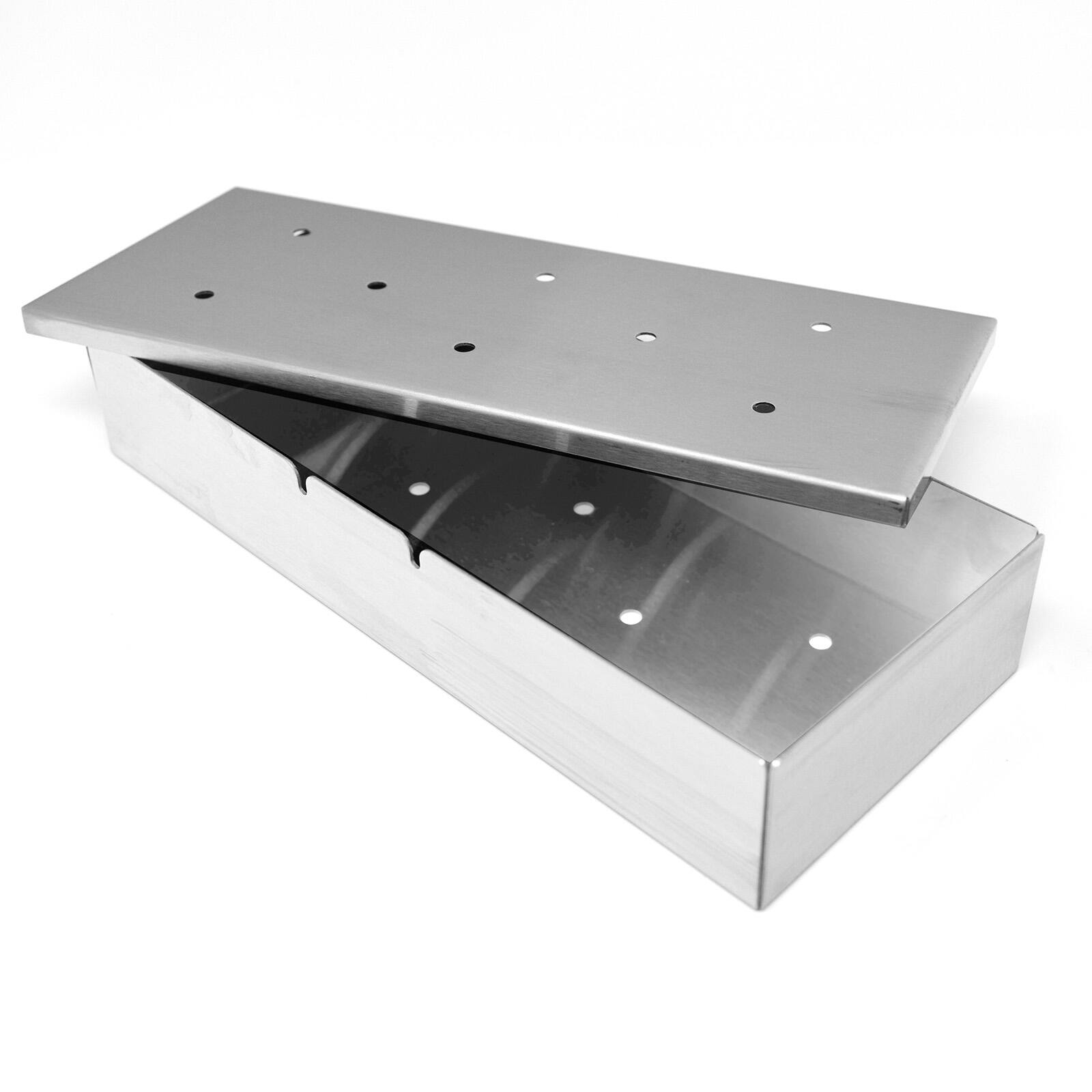 Alt View 1. Norpro - Stainless Steel BBQ Grill Smoker Box - Silver.