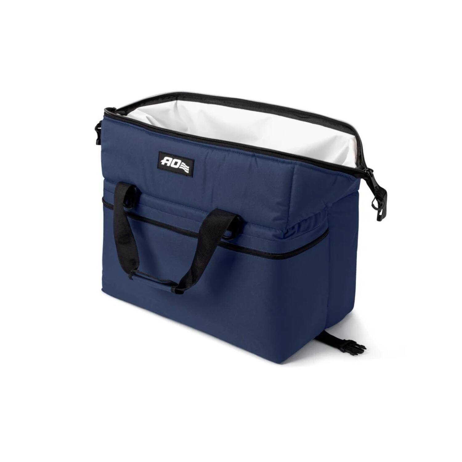 Back. AO Coolers - AO Coolers Original Canvas Series 48-Pack Soft Cooler (Navy Blue) - Navy Blue.