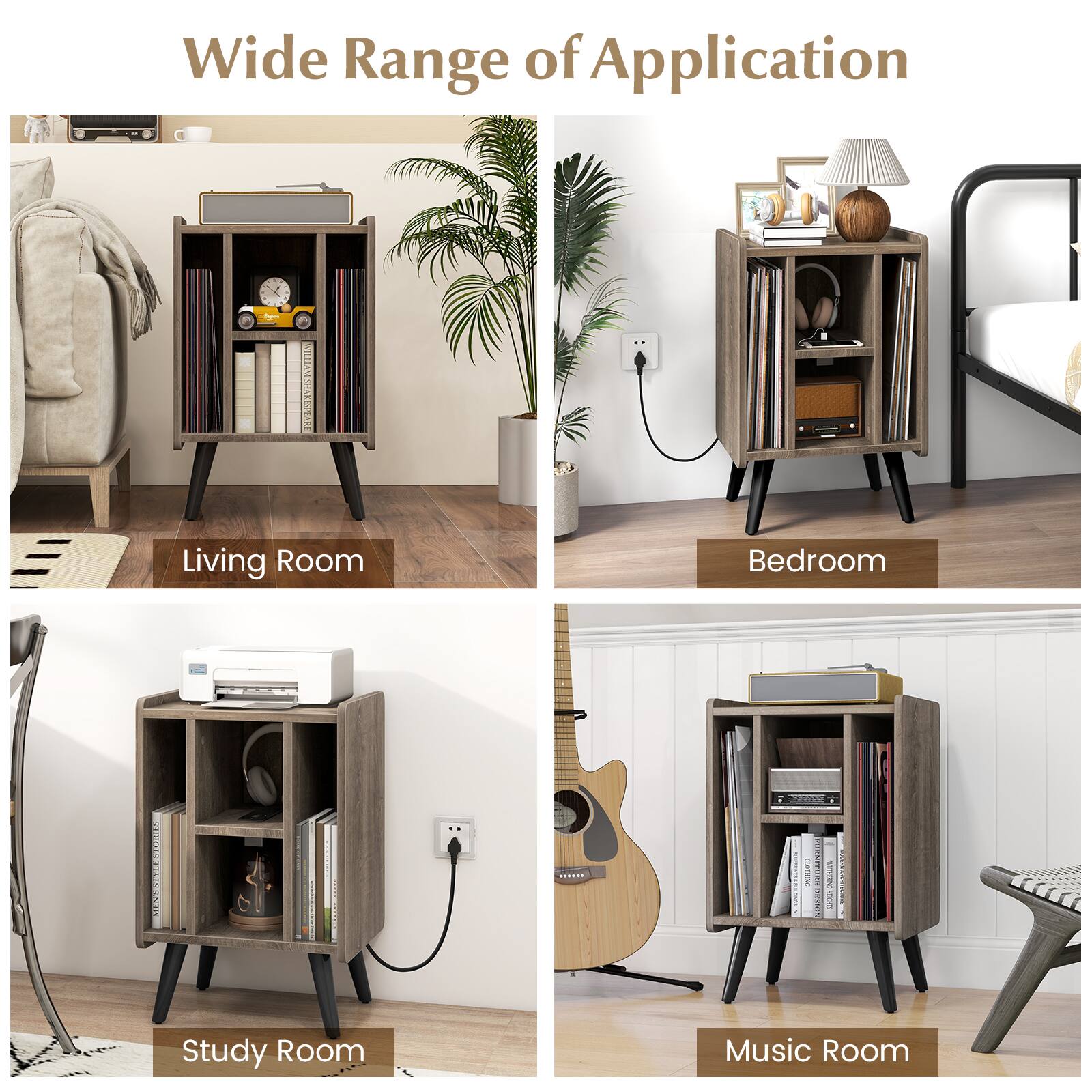 Wide Range of Application - Living Room, Bedroom, Study Room, Music Room