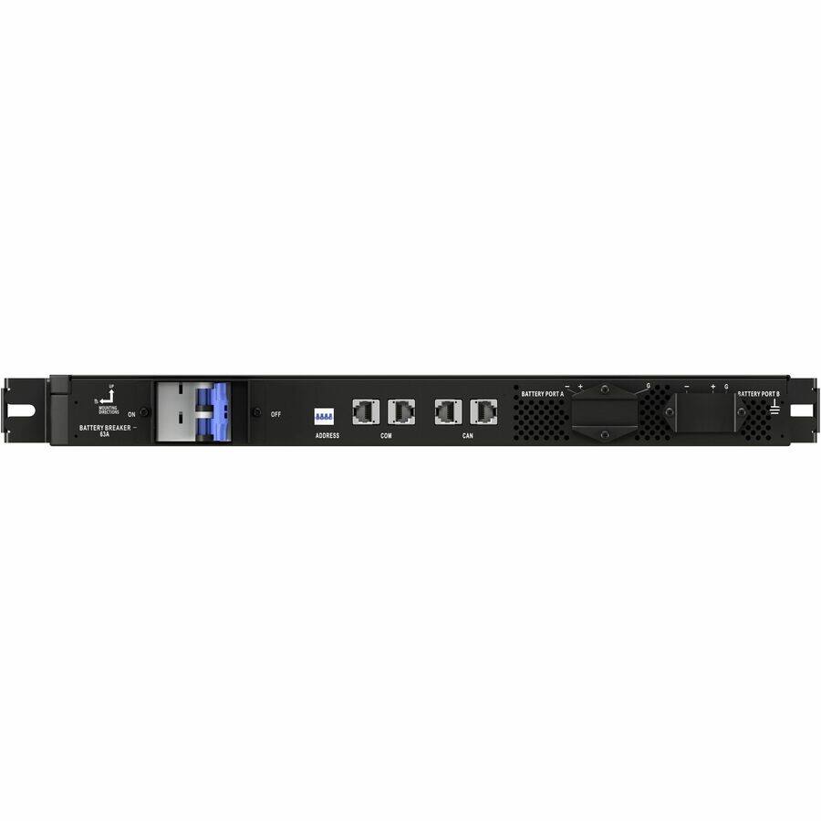 - BATTERY BREAKER
- ON/OFF
- ADDRESS
- COM
- CAN
- BATTERY PORT A
- BATTERY PORT B