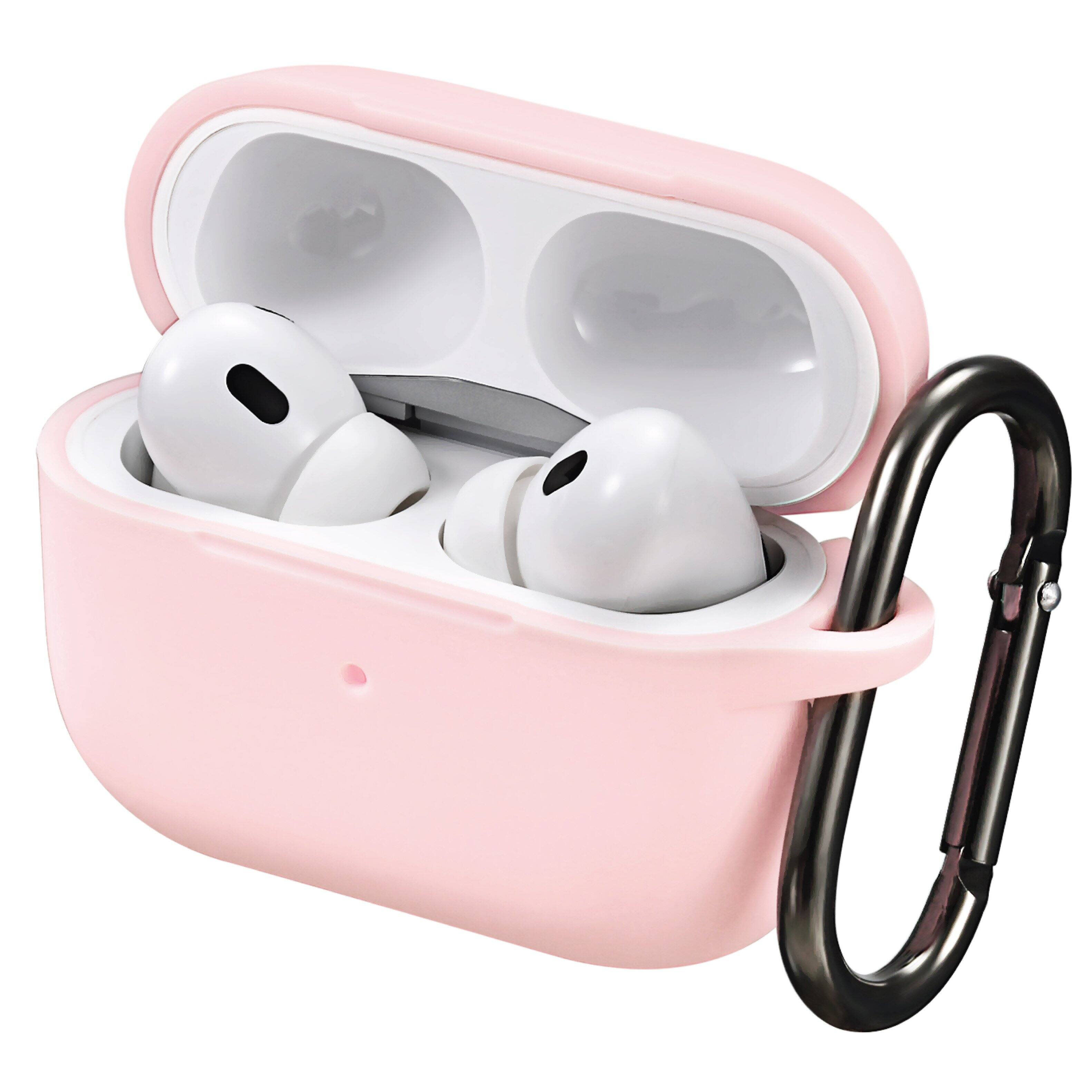Alt View 2. Vena - For Apple Airpods Pro 2 Case Cover with Magsafe, Silicone Airpods Pro 2 Case 2nd Generation Wireless Charging Pink - Pink.