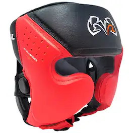 RIVAL - Boxing RHG10 Intelli-Shock Headgear - Medium - Black/Red