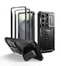 Dexnor - Case for Samsung Galaxy S26 Ultra with Camera Cover, 2 Front Frames, Screen Protector, Heavy-Duty Rugged Full-Body Cover - Black