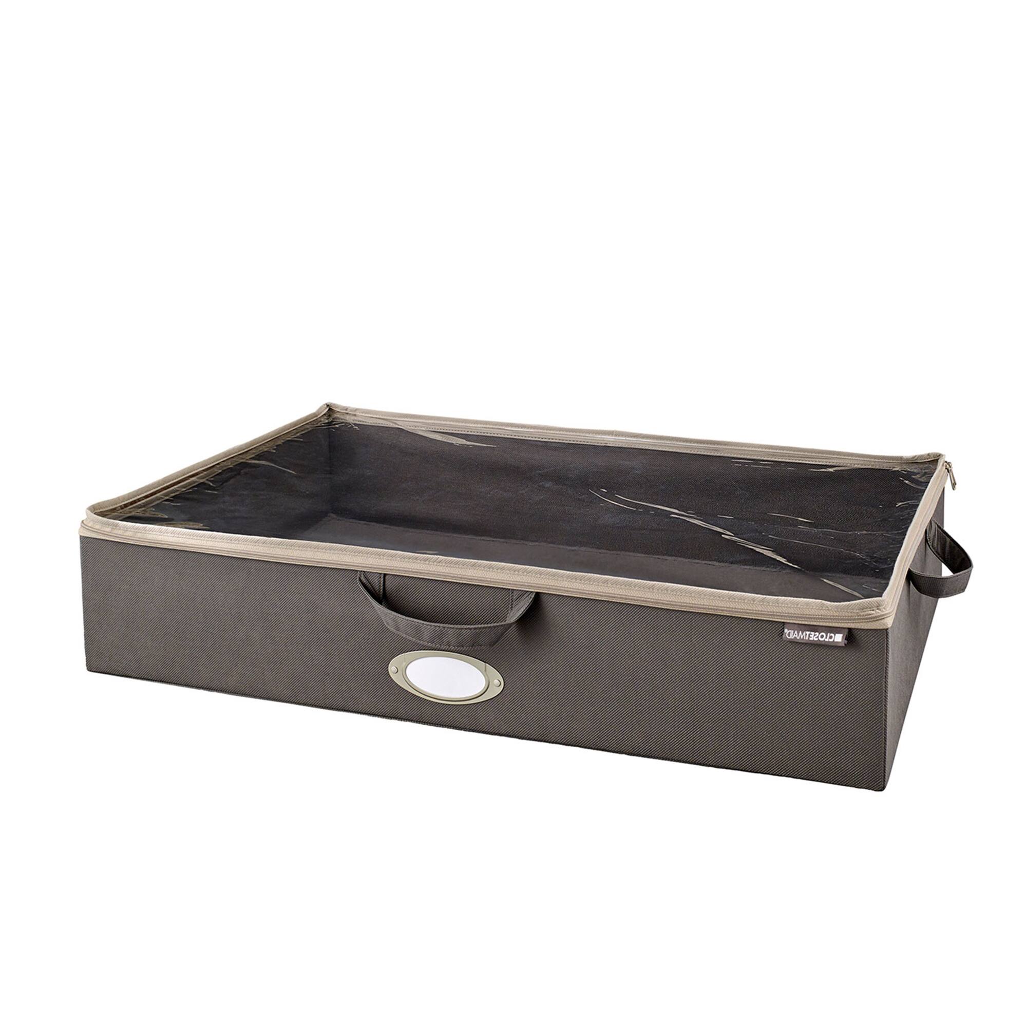 Alt View 10. ClosetMaid - ClosetMaid Fabric Organizer Multiple Item Storage Zip Bag, Charcoal (2 Pack) - Grey.