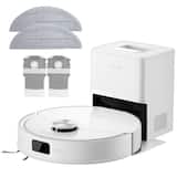 Roborock - Q10 Series Robot Vacuum & Mop, 10000Pa Suction, 70 Days Self-Emptying, Anti-Tangle Brush, Obstacle Avoidance - White