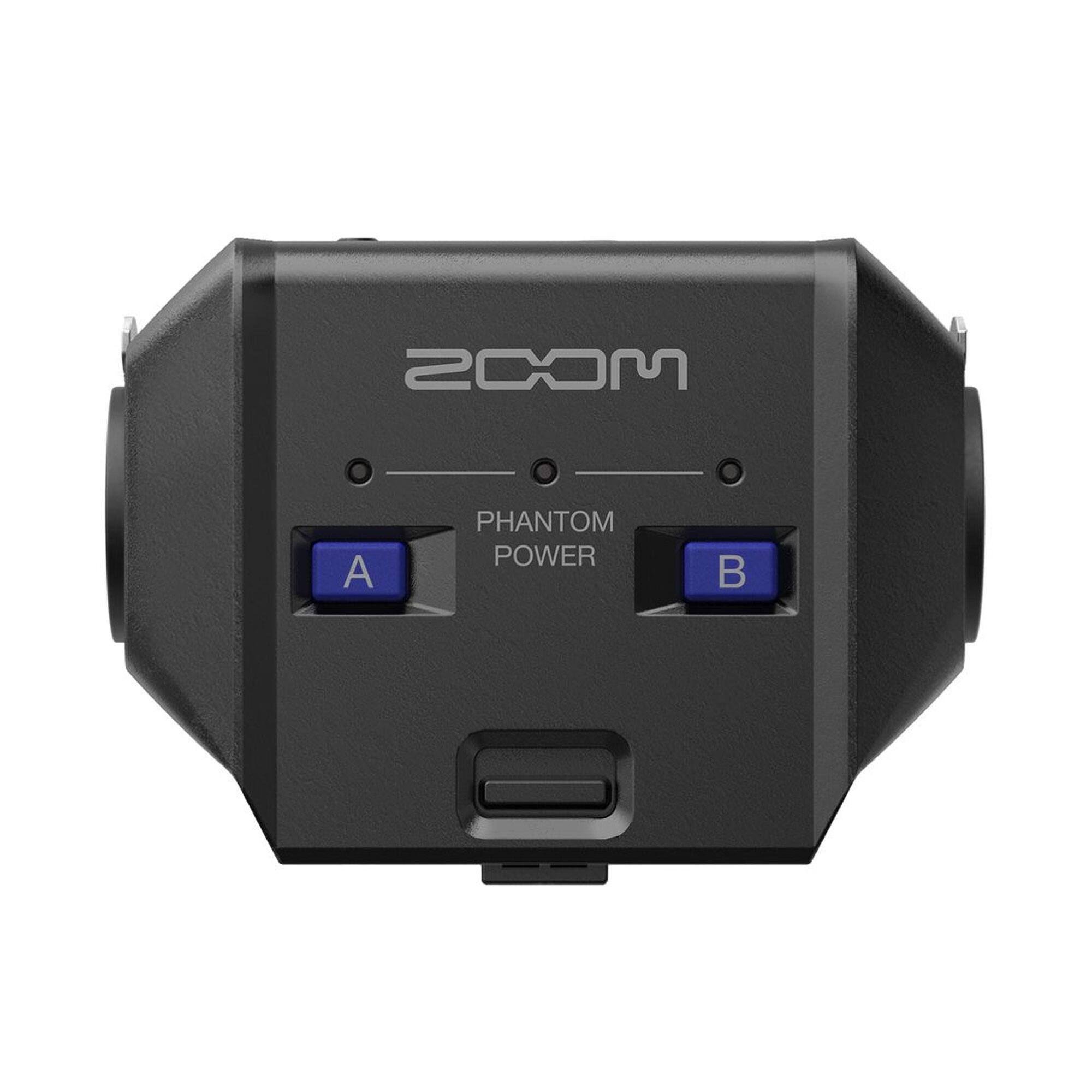 ZOOM  
PHANTOM POWER  
A  
B