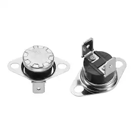Unique Bargains - 2pcs KSD301 Thermostat 30°C/86°F 16A Normally Closed N.C Thermal Cutoff Switch for Microwaves/Oven Bakelite - Silver