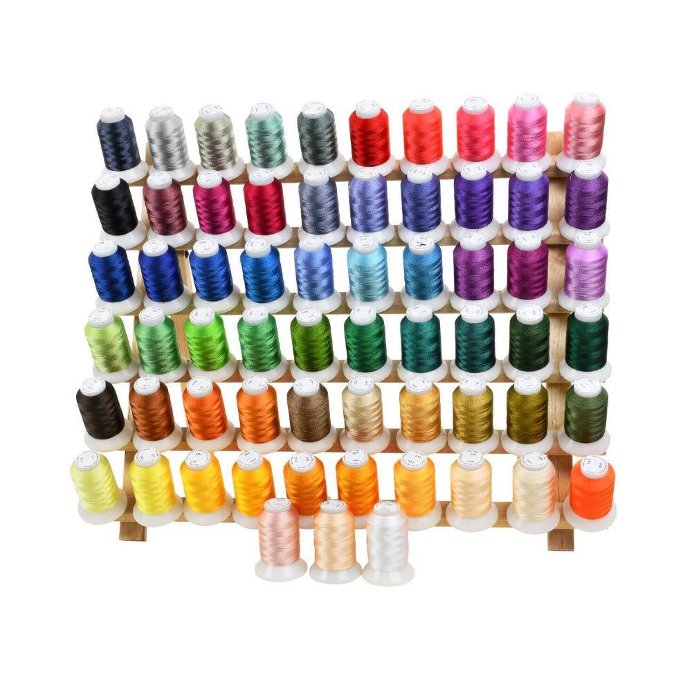 Left. Brother Mobile Solutions - Brother ETKS63 Pacesetter 63 Spool Embroidery Thread Set.