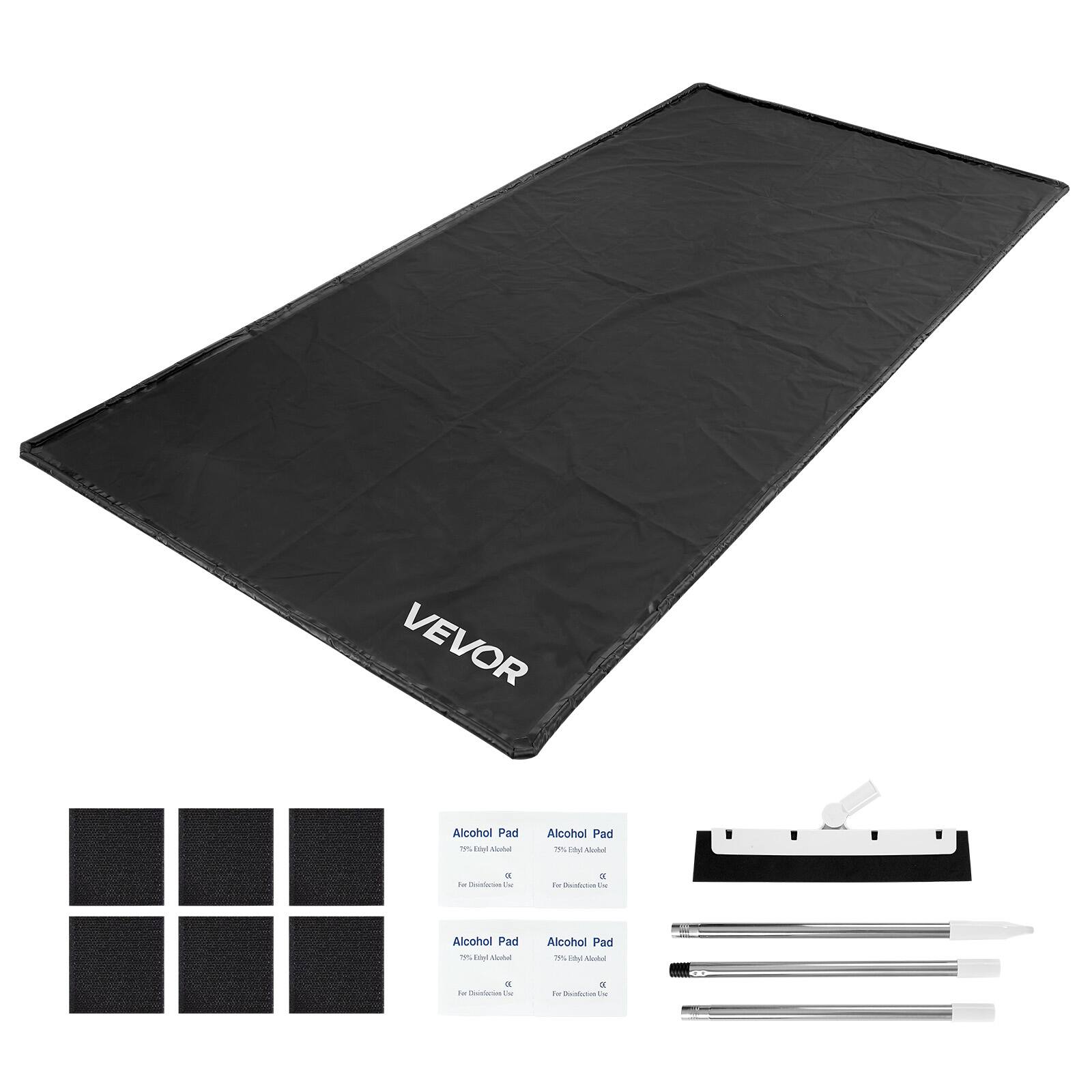 VEVOR Alcohol Pad  
75% Isopropyl Alcohol  
For Disinfection Use  

Alcohol Pad  
75% Isopropyl Alcohol  
For Disinfection Use