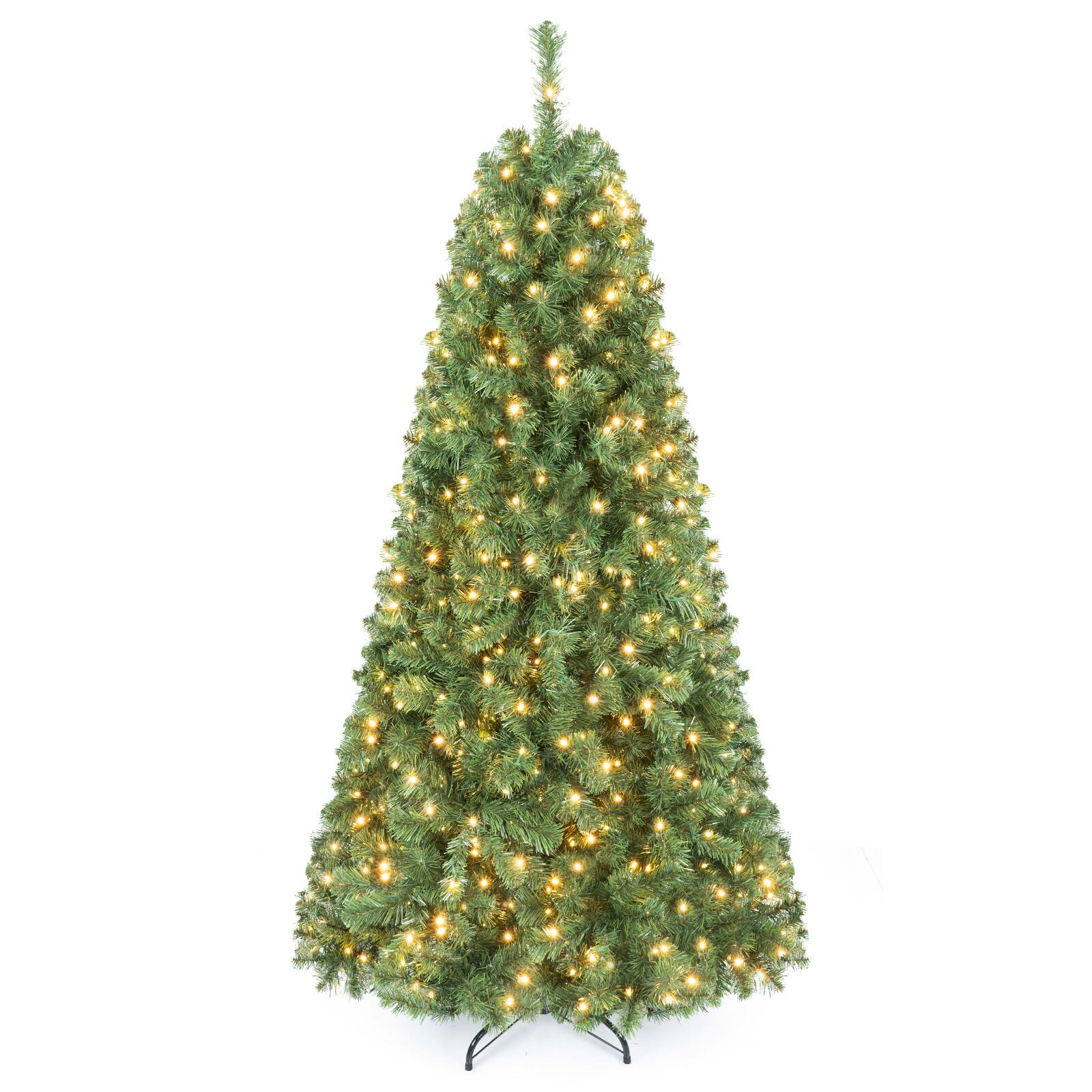 Alt View 1. Costway - Costway 6 FT Pre-Lit Christmas Tree with 560 LED Lights & 821 Tips - Green.