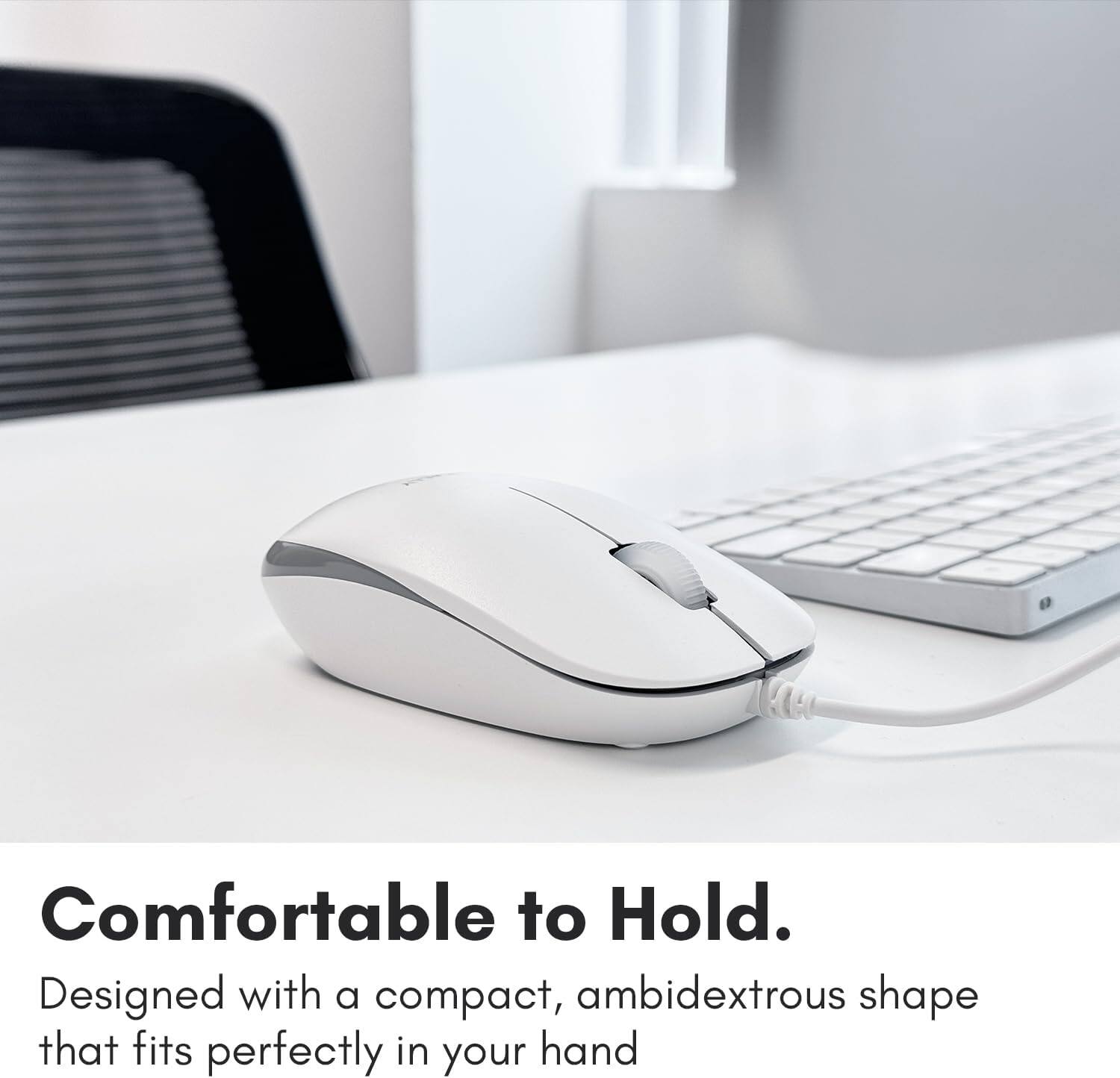 Comfortable to Hold.

Designed with a compact, ambidextrous shape that fits perfectly in your hand.