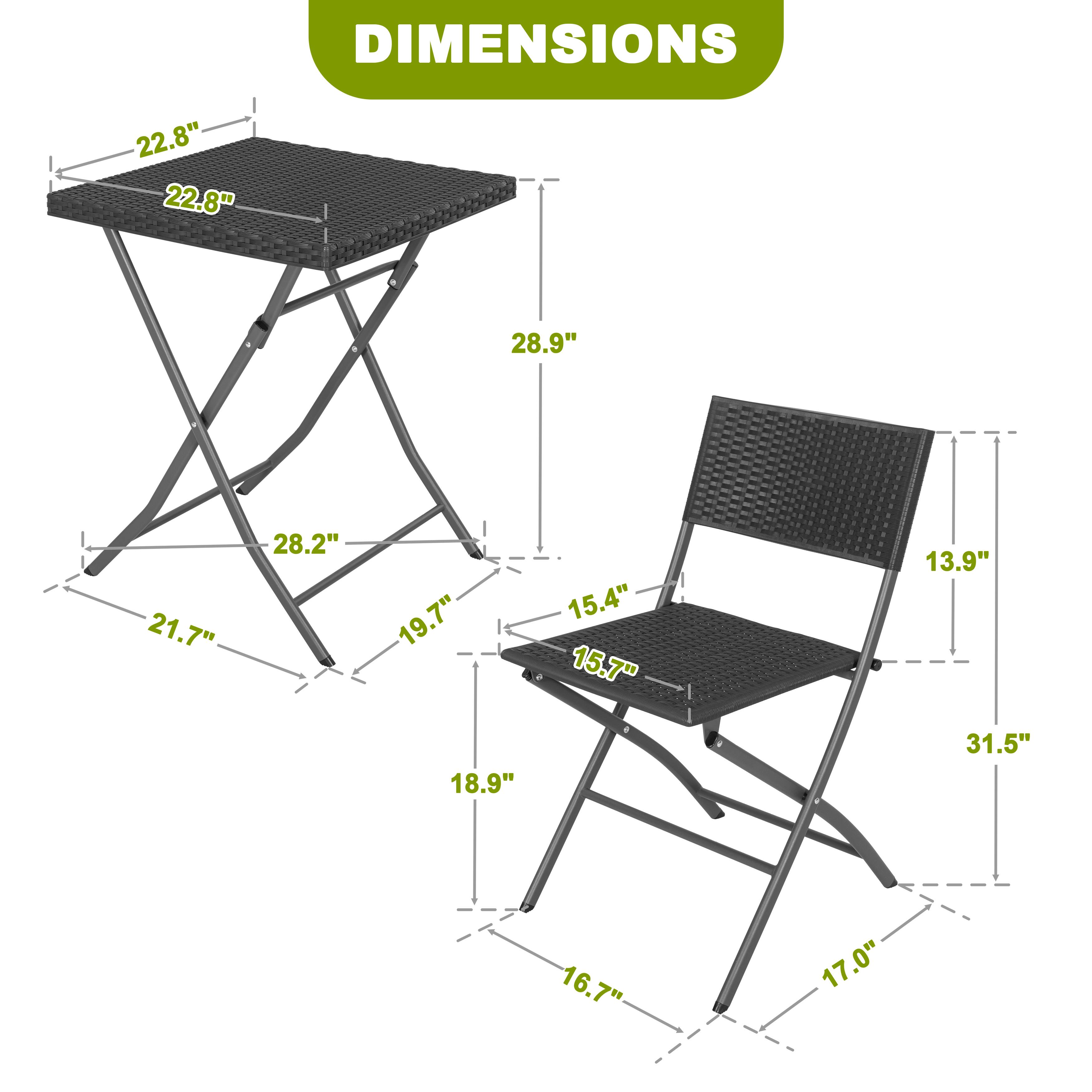 DIMENSIONS  
22.8" 22.8" 28.9" 21.7" 28.2" 19.7" 15.4" 15.7" 13.9" 18.9" 31.5" 16.7" 17.0"