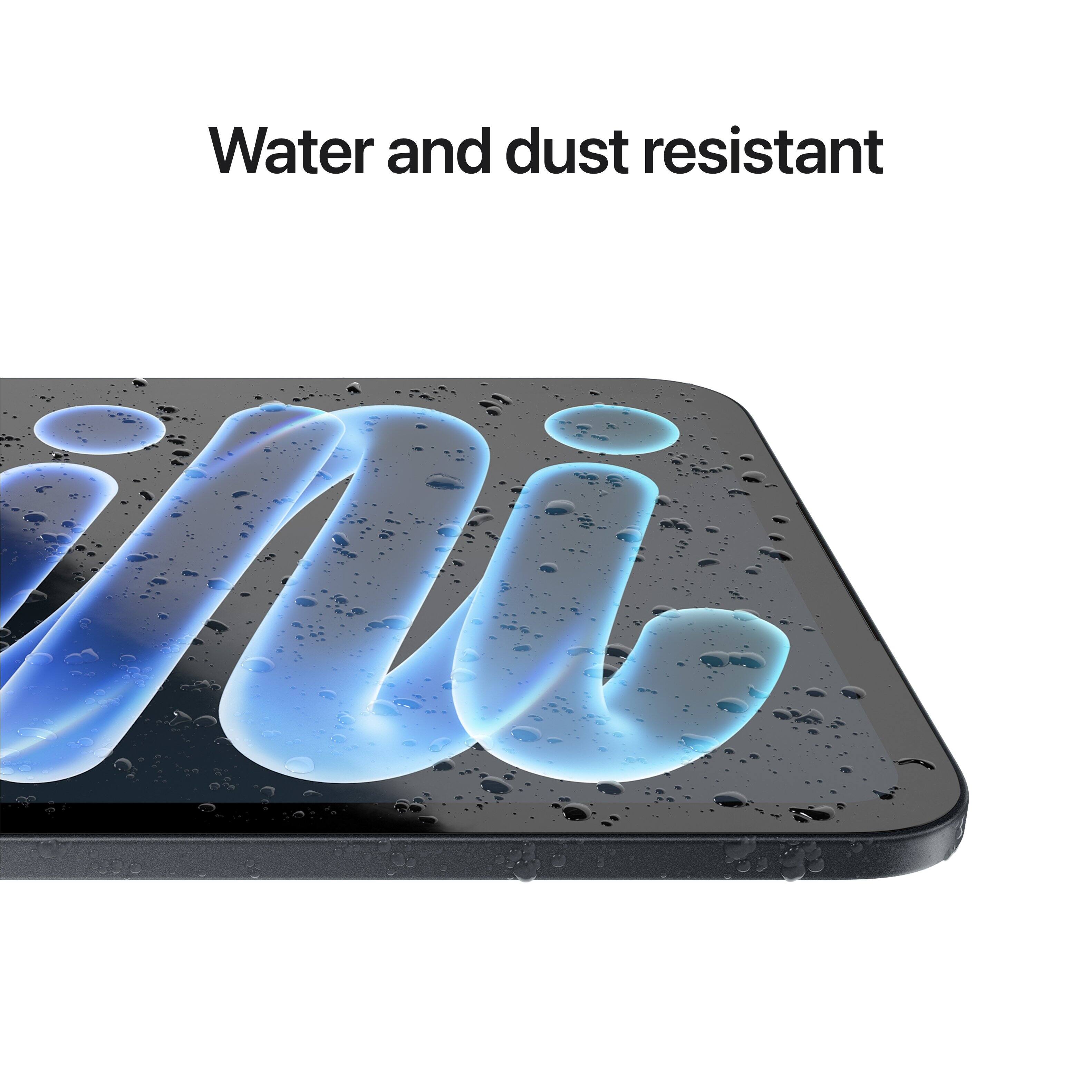 Water and dust resistant