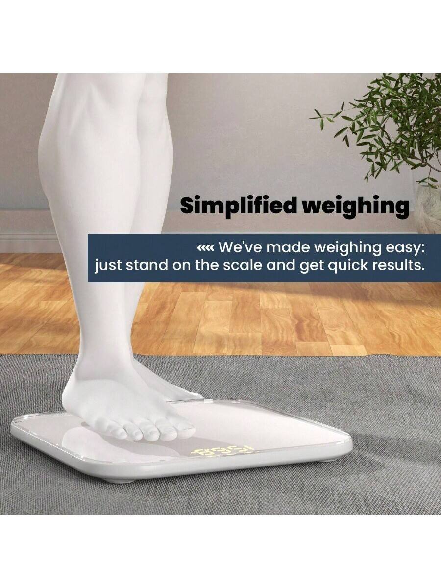 Simplified weighing

We've made weighing easy: just stand on the scale and get quick results.