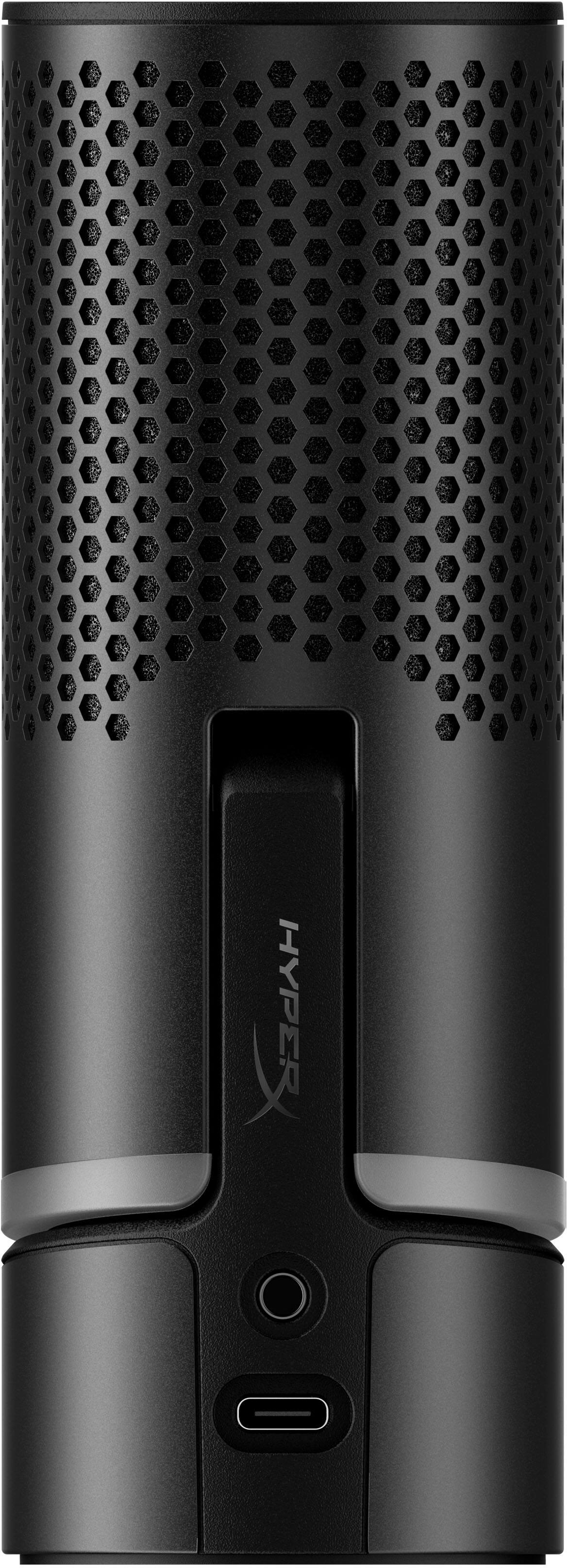 Back. HyperX - Solocast 2 Pro Wired Cardioid USB-C Dual Condenser Gaming Microphone - Black.