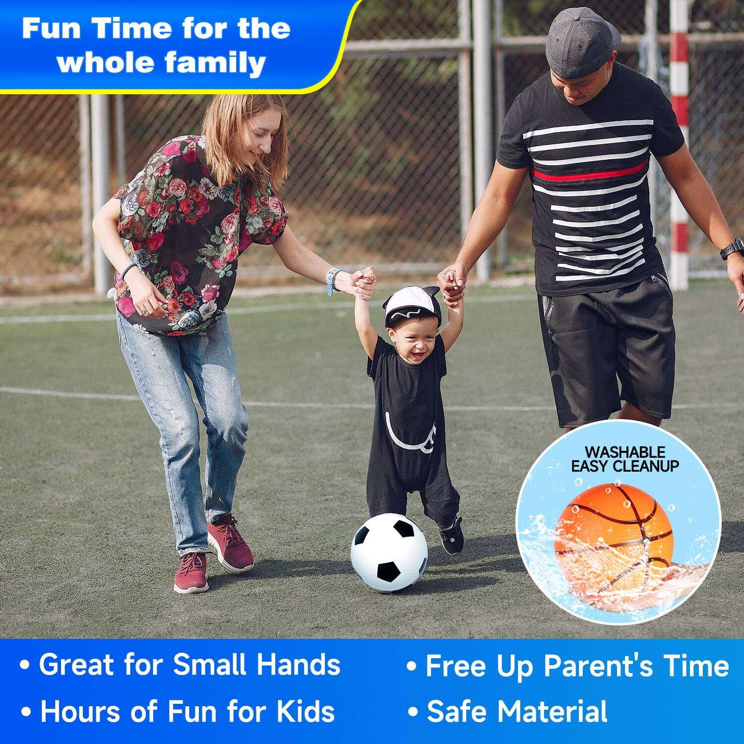 Fun Time for the whole family, Great for Small Hands, Hours of Fun for Kids, Free Up Parent's Time, Safe Material, WASHABLE EASY CLEANUP