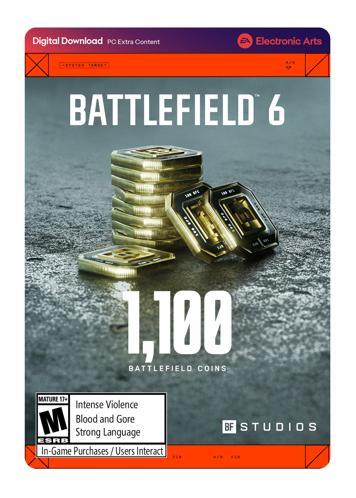 Battlefield 6 - 1100 Battlefield Coins [Digital]