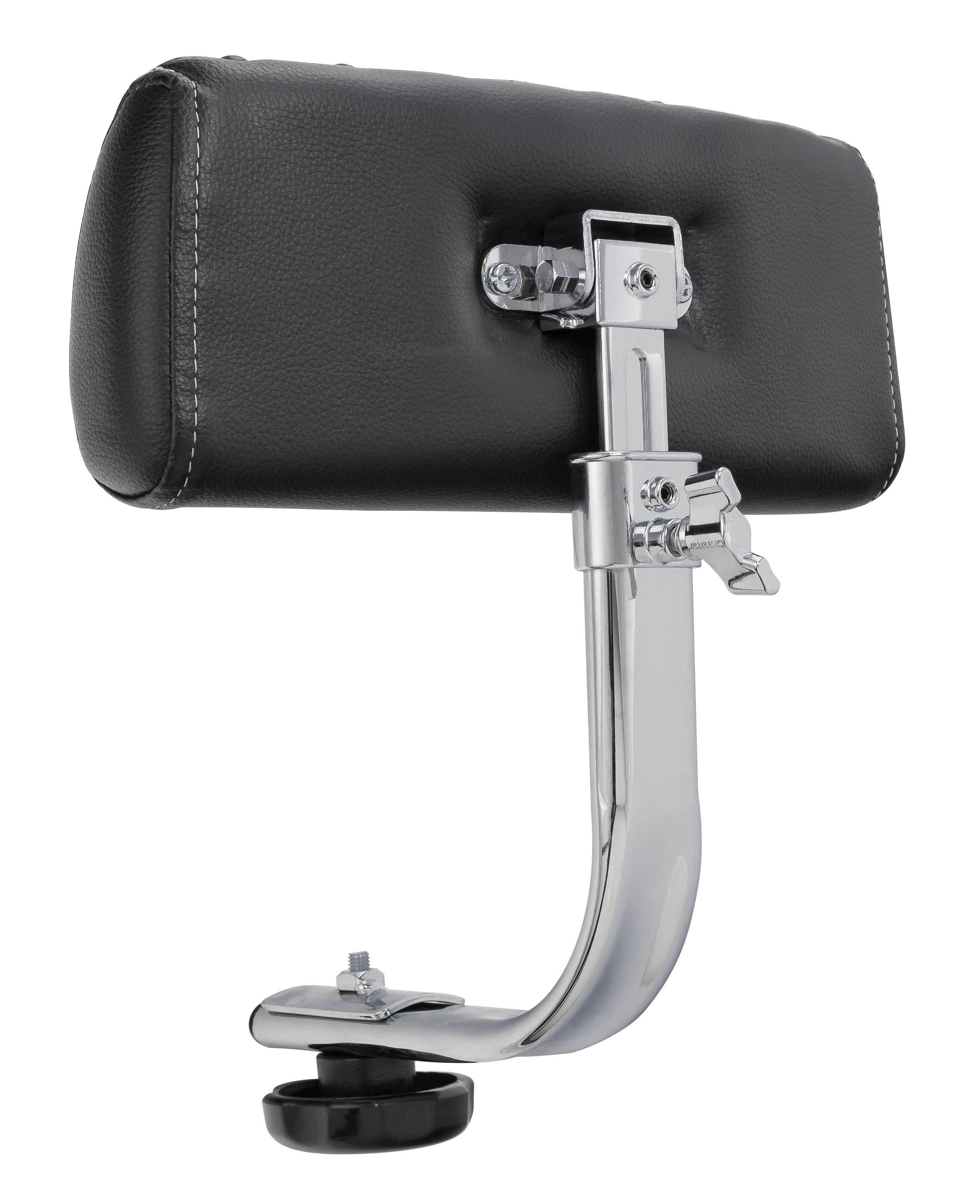 Front. Gibraltar Hardware - Height Adjustable Drum Throne Backrest, Ergonomic Support for 18" Saddle Drum Throne, Compatible with 9608OS & 9608HM.