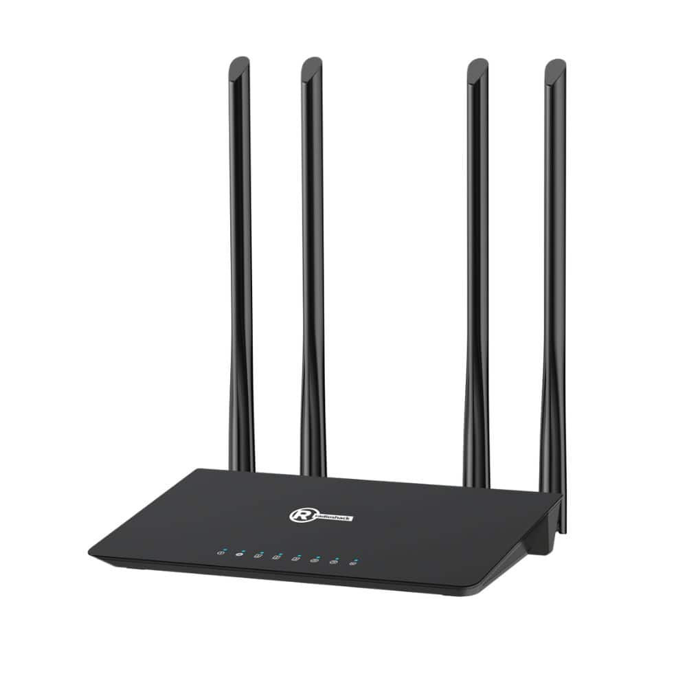 RadioShack - 1200 Mbps Wi-Fi Router - Black