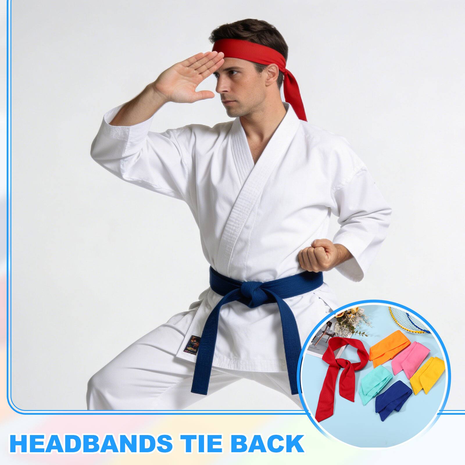 HEADBANDS TIE BACK