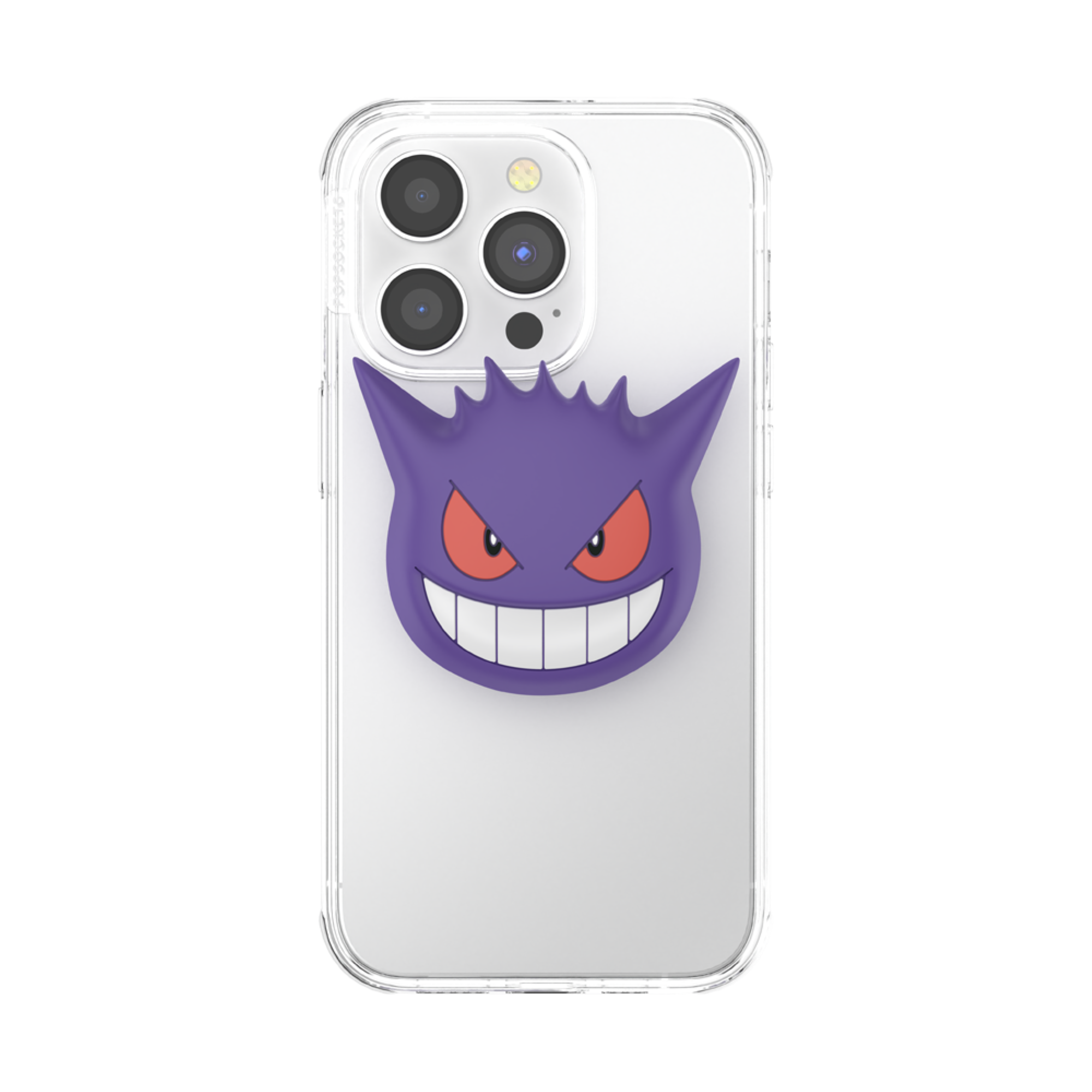 Alt View 1. PopSockets - Adhesive PopGrip Universal Grip & Stand for Cell Phones - Pokemon - Gengar Face.