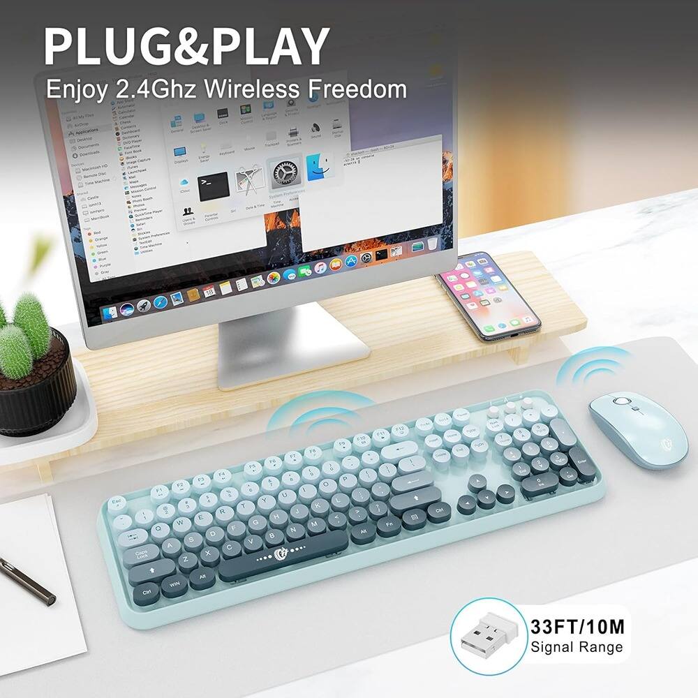 PLUG&PLAY  
Enjoy 2.4Ghz Wireless Freedom  

33FT/10M Signal Range