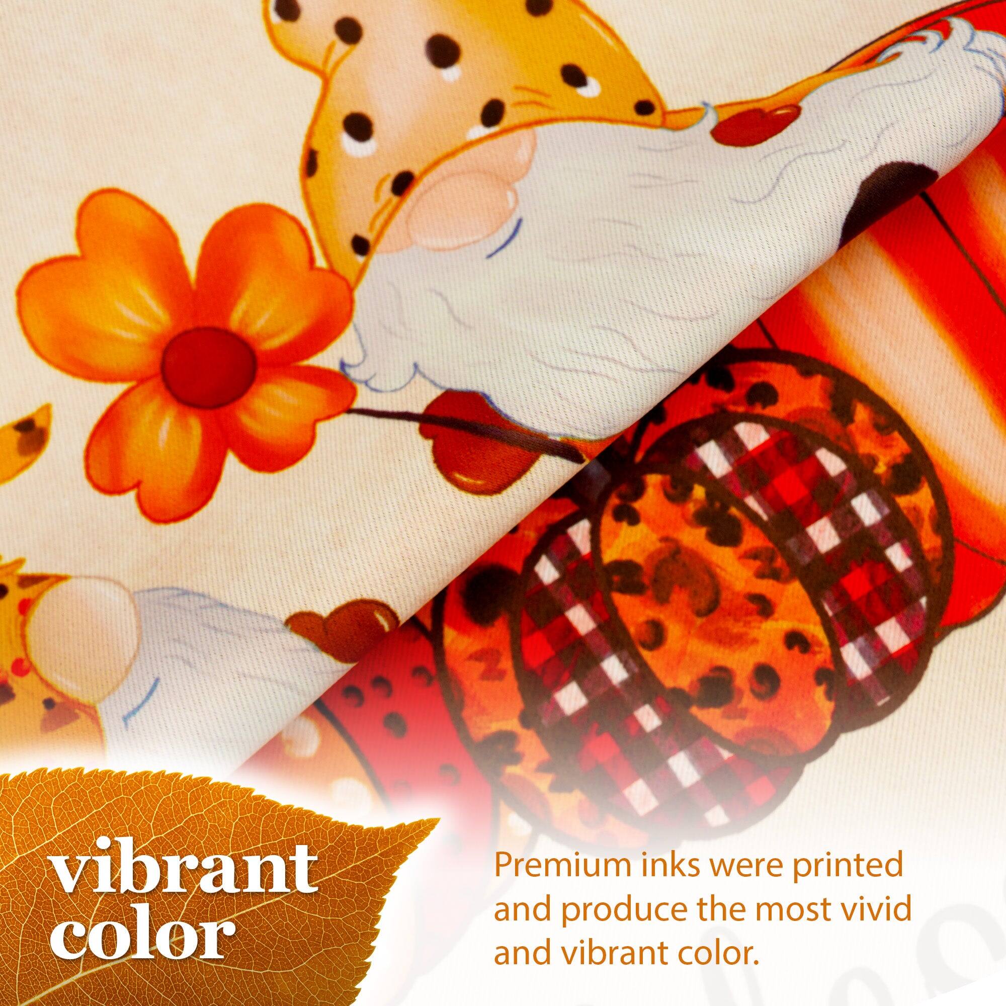 vibrant color

Premium inks were printed and produce the most vivid and vibrant color.