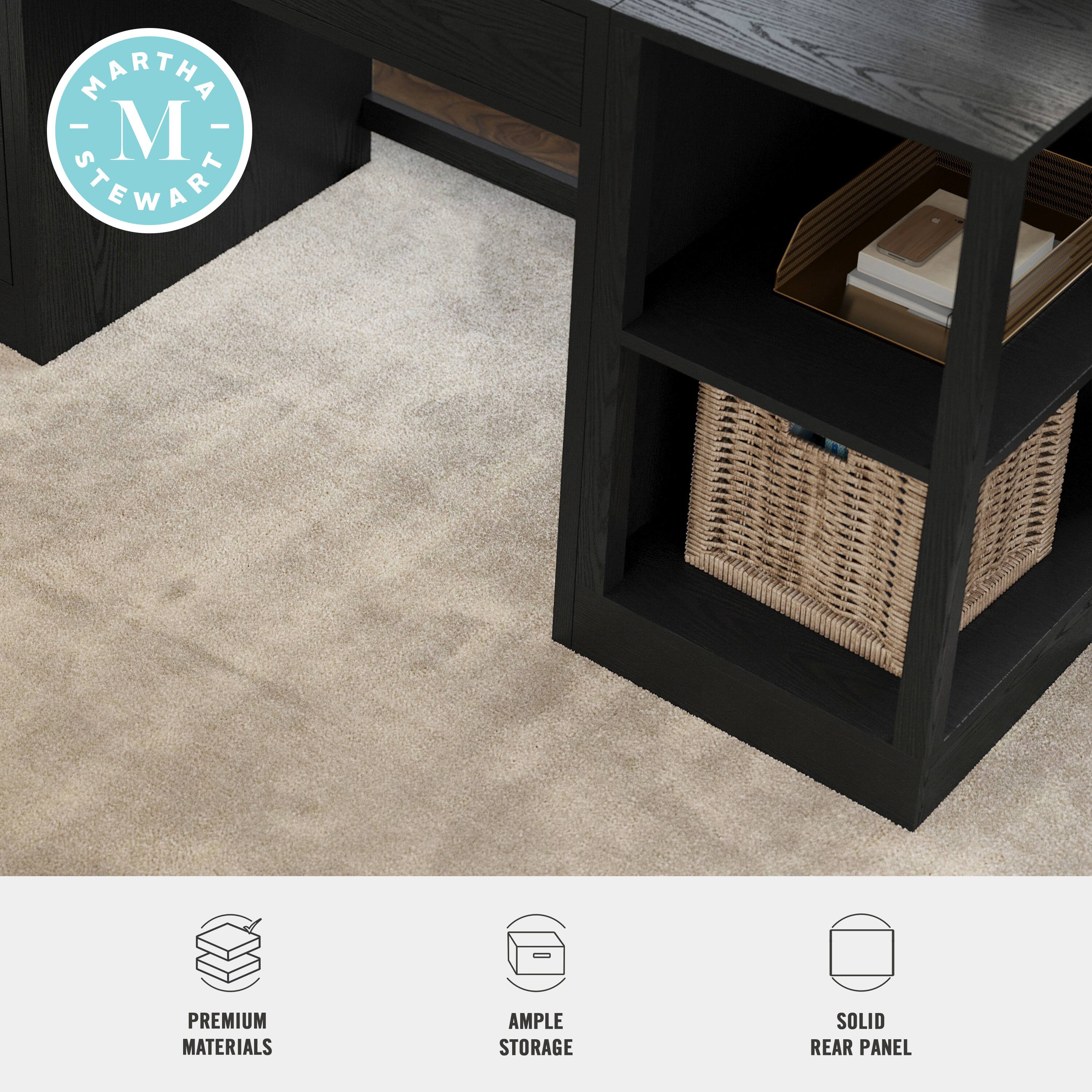 MARTHA STEWART PREMIUM MATERIALS AMPLE STORAGE SOLID REAR PANEL