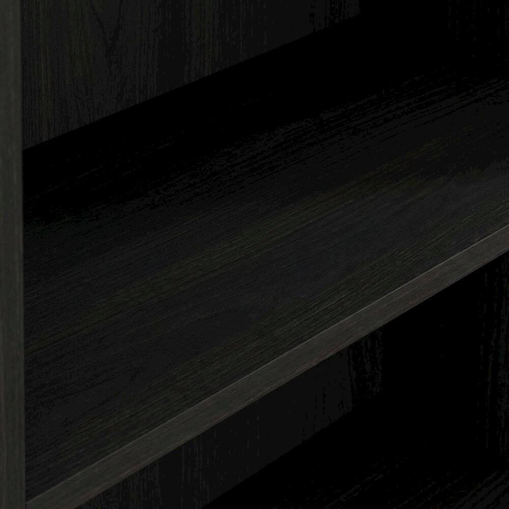 Alt View 1. FurniFact - Wooden bookcase with sleek design - Espresso.