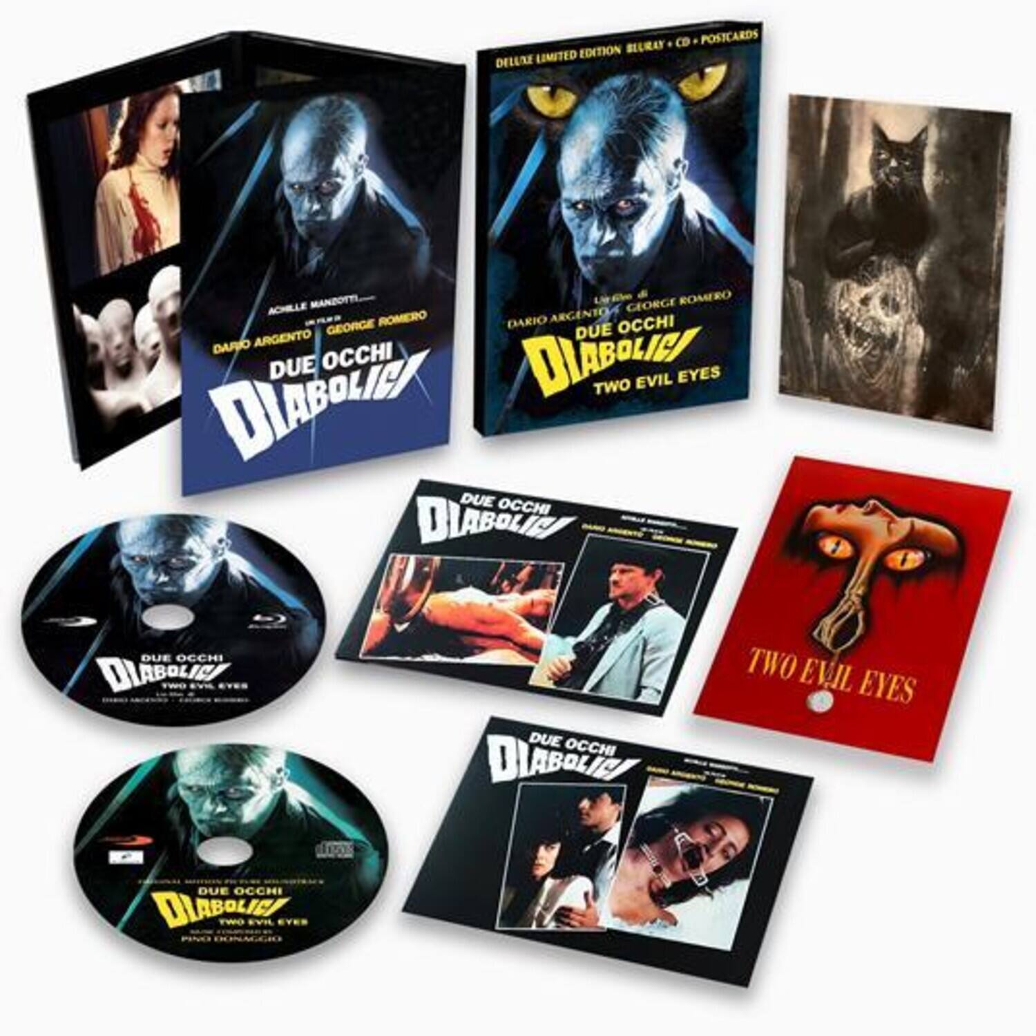 Alt View 1. Due Occhi Diabolici (Two Evil Eyes) (Deluxe Limited Edition includes Blu-Ray, Soundtrack CD & - BLU-RAY.